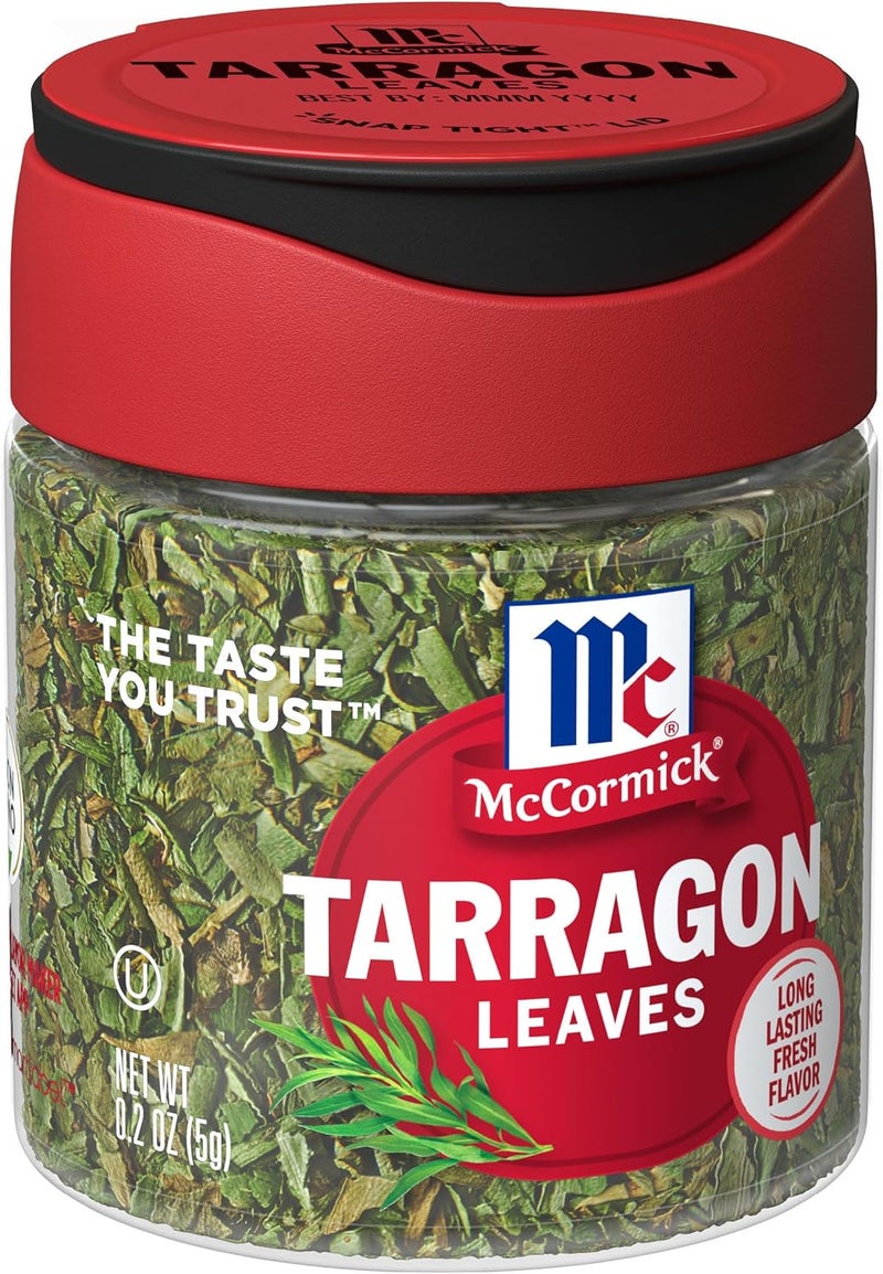 McCormick Tarragon Leaves, 0.2 oz - Dried Herb for Cooking - Image 1